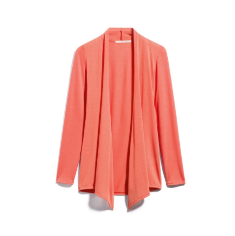 Stitch Fix 41 Hawthorn Salmon Open Knit Cardigan